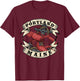 Portland Maine State Design Vintage Anchor and Lobster T-Shirt - T-Shirt | Maroon