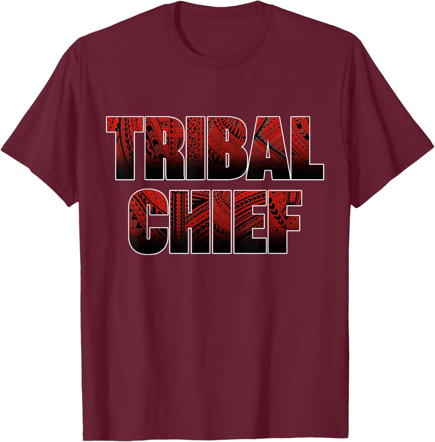 Tribal Chief Roman Funny Wrestling T-Shirt - T-Shirt | Maroon