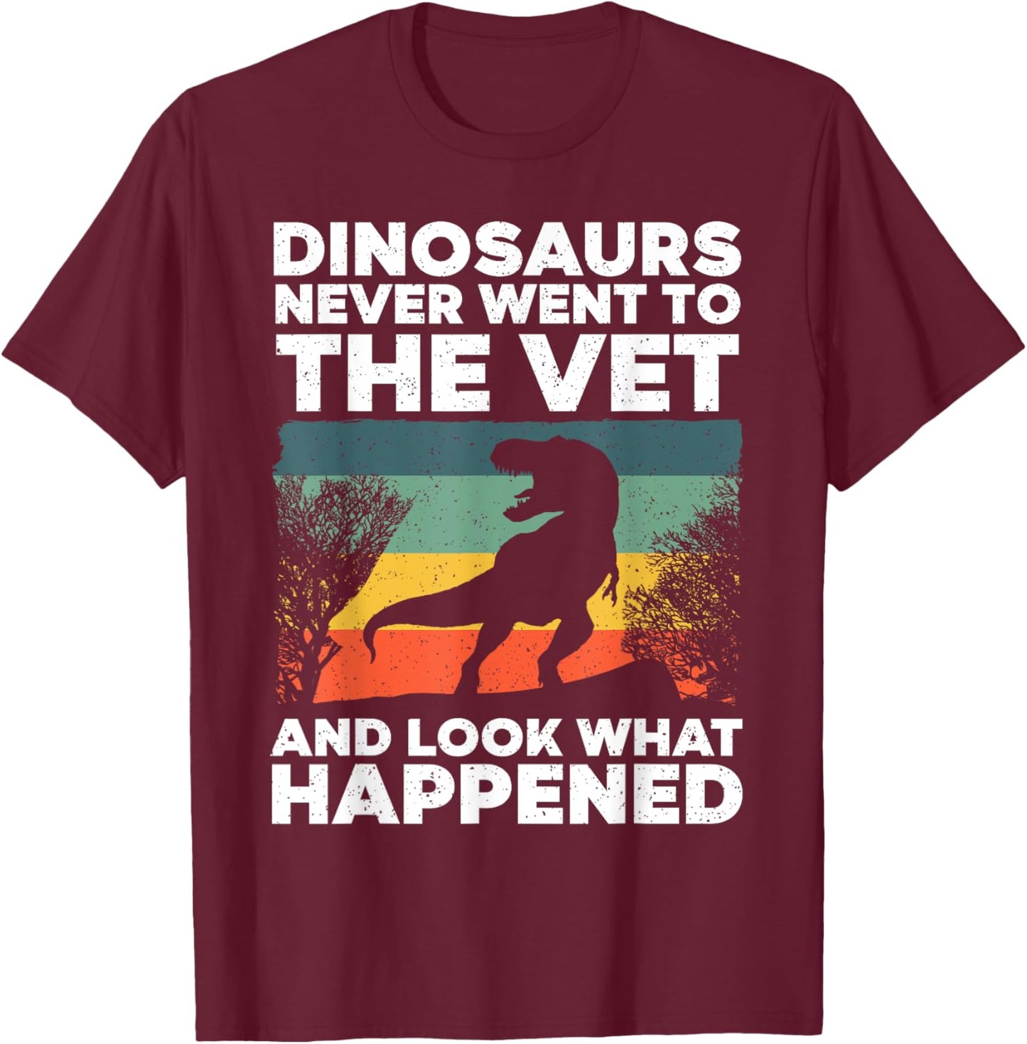 Funny Veterinary Art Women Kids Veterinarian Lovers T-Shirt - T-Shirt | Maroon