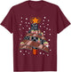 Christmas Tree Film Movie T-Shirt - T-Shirt | Maroon