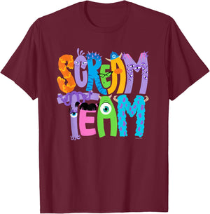 Disney and Pixar’s Monsters, Inc. Scream Team Halloween T-Shirt - T-Shirt | Maroon
