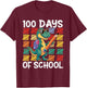 100th Day Of School Costume For Kids Girls Boys 100 Days T-Shirt - T-Shirt | Maroon