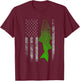 Kokanee Flag - Cool Kokanee Fishing T-Shirt - T-Shirt | Maroon