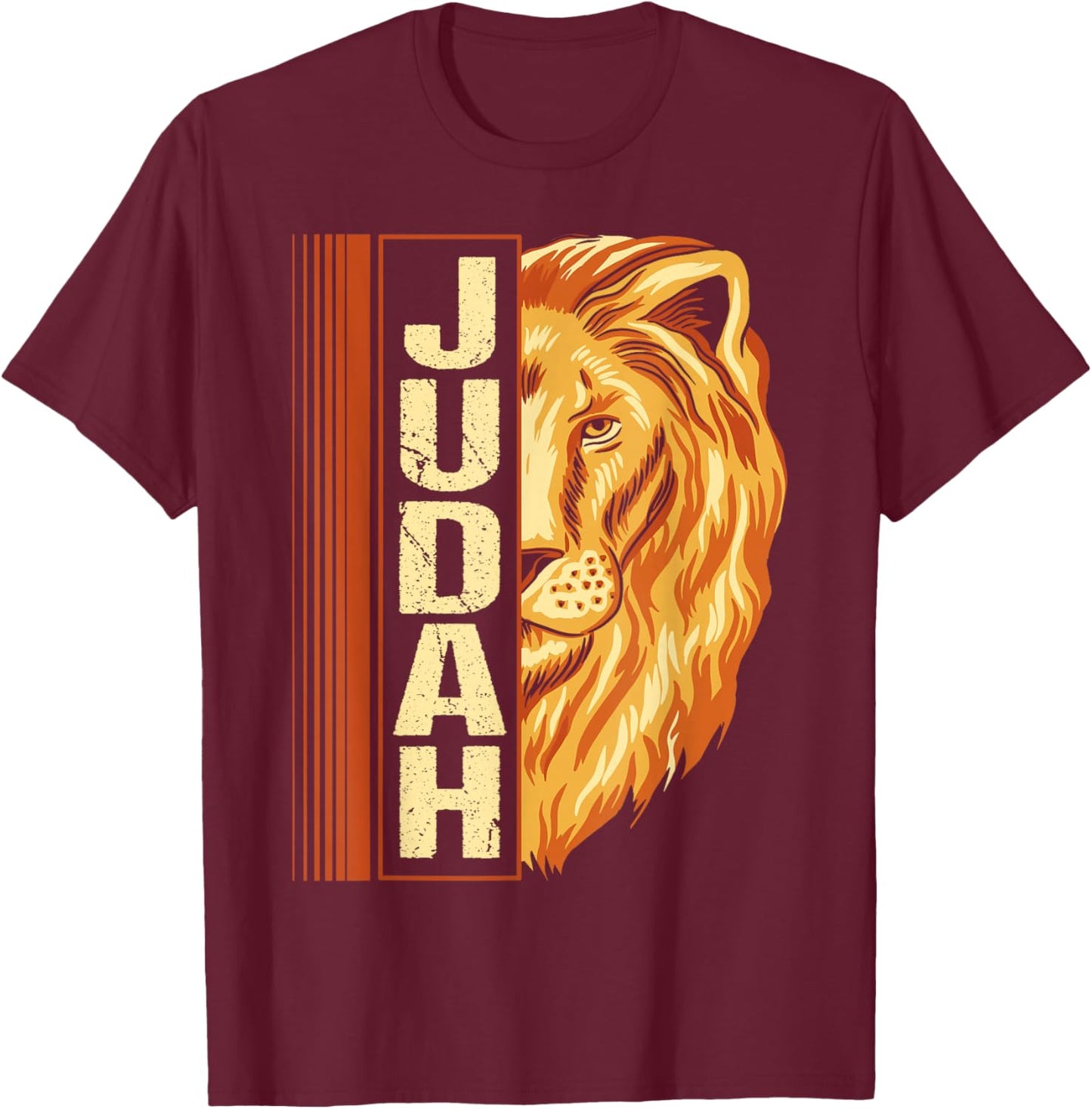 Lion of Judah Lion Hebrew Israelites jewish T-Shirt - T-Shirt | Maroon