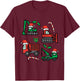 Kids Christmas Construction Vehicles Truck Xmas Boys Kids Toddler T-Shirt - T-Shirt | Maroon