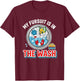 My Fursuit is in the Wash Funny Anthro Fox Fandom Furry T-Shirt - T-Shirt | Maroon