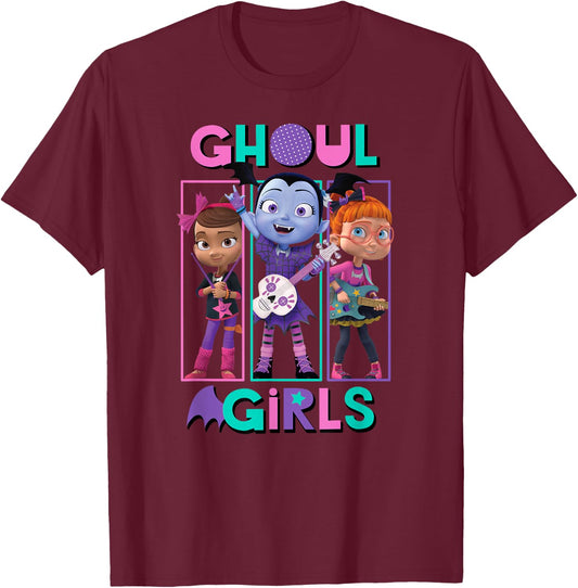 Disney - Vampirina Ghoul Girls Trio T-Shirt - T-Shirt | Maroon