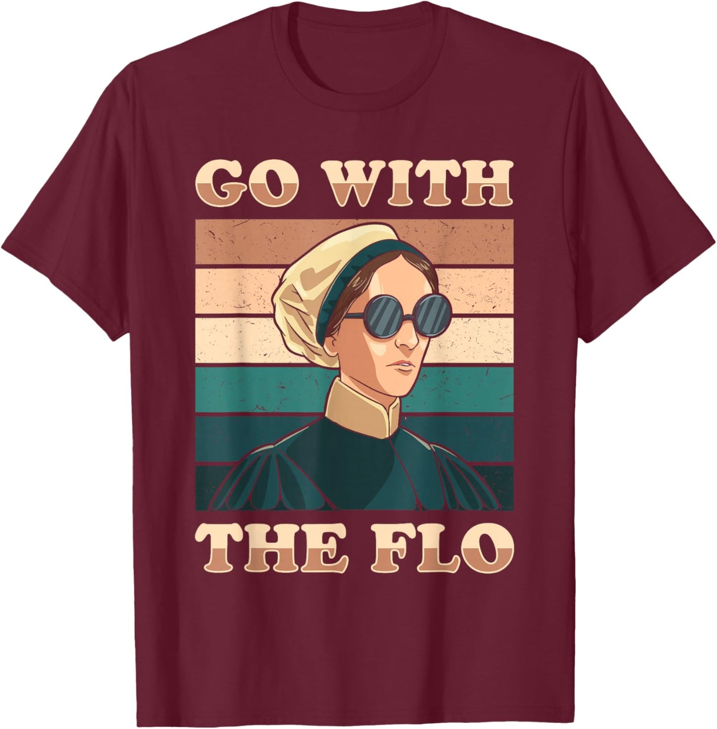 Nurse Florence Nightingale Medical Nursing Medicine Reformer T-Shirt - T-Shirt | Maroon