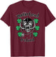Motörhead Multi Shamrock Warpig Black T-Shirt - T-Shirt | Maroon