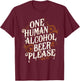 Funny Quote Vampire T-Shirt - T-Shirt | Maroon