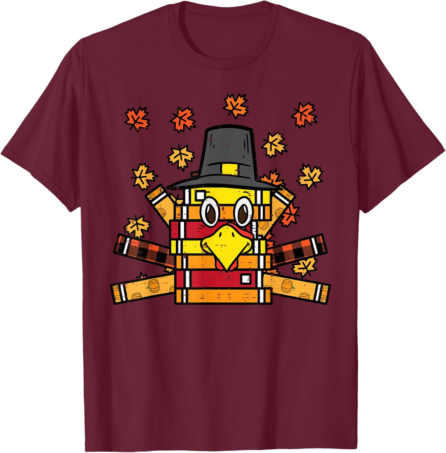 Books Turkey Funny Read Thanksgiving Teacher Fall Men Women T-Shirt - T-Shirt | Maroon