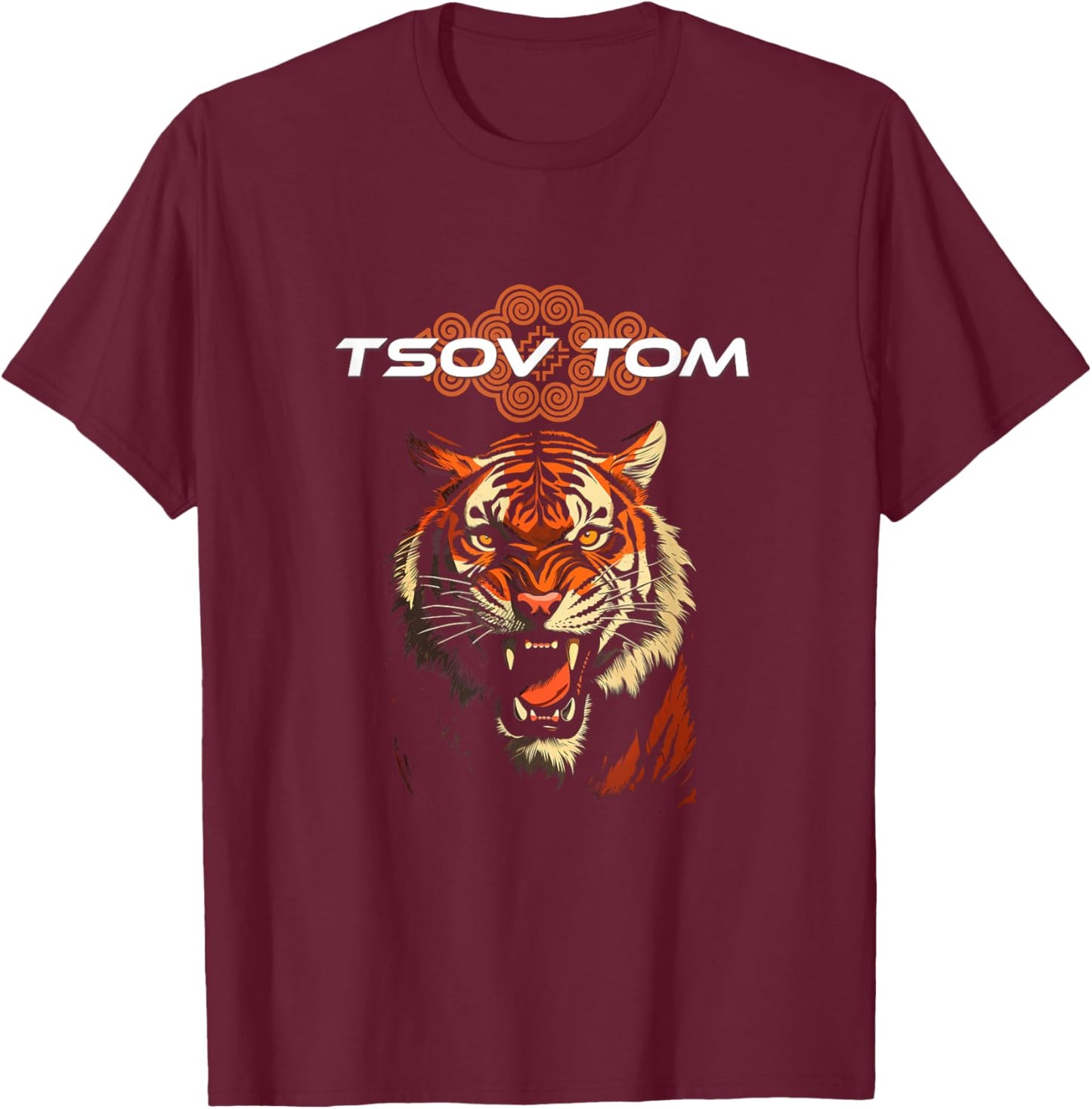 Hmong Tsov Tom T-Shirt - T-Shirt | Maroon