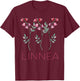 Linnea Flower Twinflower Wildflower Pink Flowers T-Shirt - T-Shirt | Maroon