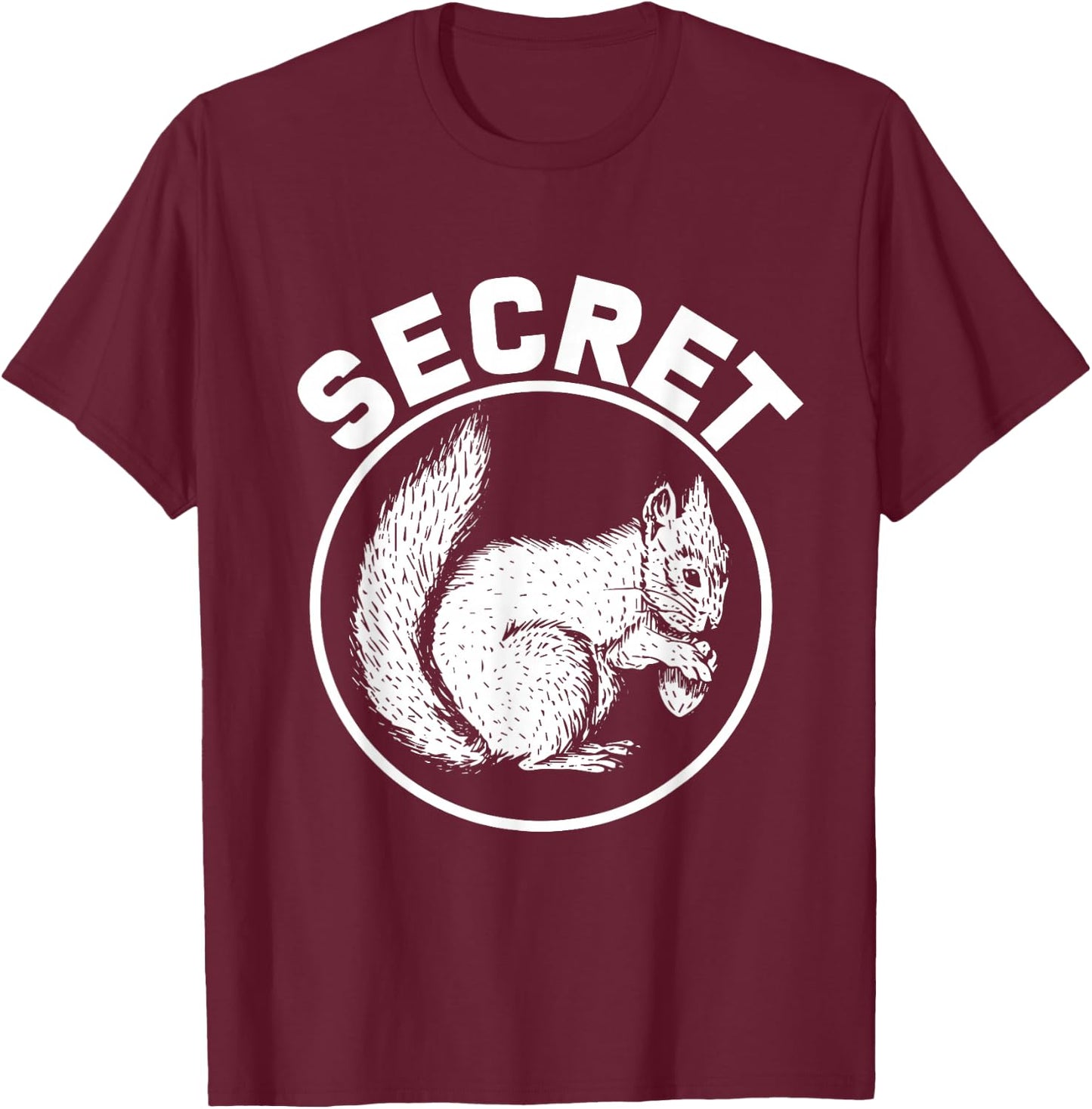 Animal Gift Squirrel T-Shirt - T-Shirt | Maroon