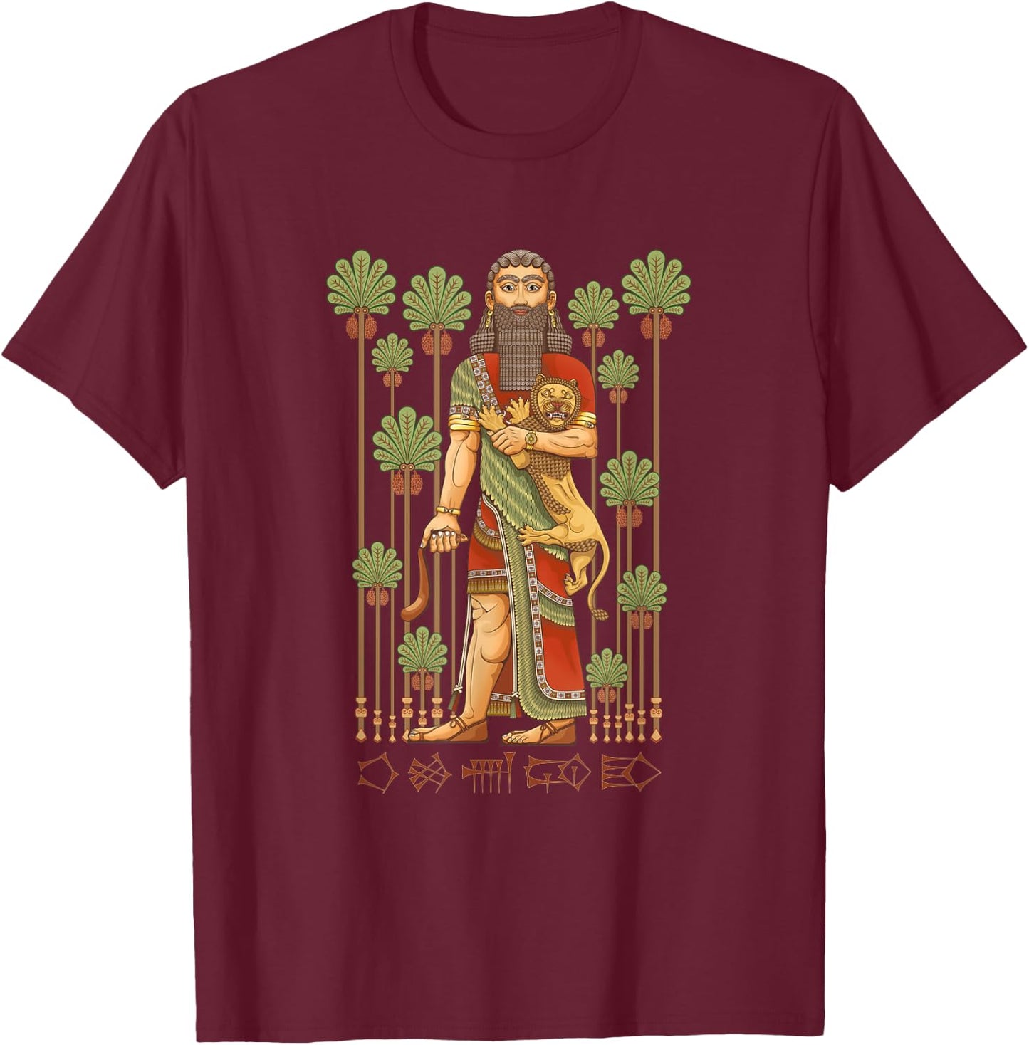 Gilgamesh T-Shirt - T-Shirt | Maroon
