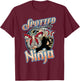 Spotted Lanternfly Trap Ninja Warrior Assassin Lantern Fly T-Shirt - T-Shirt | Maroon