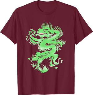 Imbruglia Torn Dragon T-Shirt - T-Shirt | Maroon