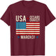 Cesar Chavez Day I 31 March Holiday Si Se Puede T-Shirt - T-Shirt | Maroon