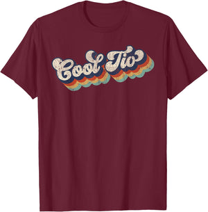 Retro Cool Tio For Spanish Uncle New Uncle T-Shirt - T-Shirt | Maroon