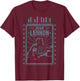 John Lennon - Piano T-Shirt - T-Shirt | Maroon