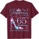 Stepping Into My 65th Birthday With God's Grace & Mercy T-Shirt - T-Shirt | Maroon