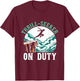 Thrill Seeker On Duty Cliff Jumper Cliff Jumping Diving T-Shirt - T-Shirt | Maroon