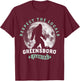 Greensboro Florida Respect the Locals Bigfoot Swamp Ape T-Shirt - T-Shirt | Maroon