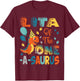 Lita Of The One-A-Saurus 2Nd Birthday Dinosaur Party T-Shirt - T-Shirt | Maroon