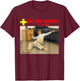 Let The Bodies Hit The Floor Funny Old Lady Sarcastic Meme T-Shirt - T-Shirt | Maroon