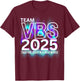 Team VBS 2025 Northern Lights Crew Fun Vacation Bible School T-Shirt - T-Shirt | Maroon