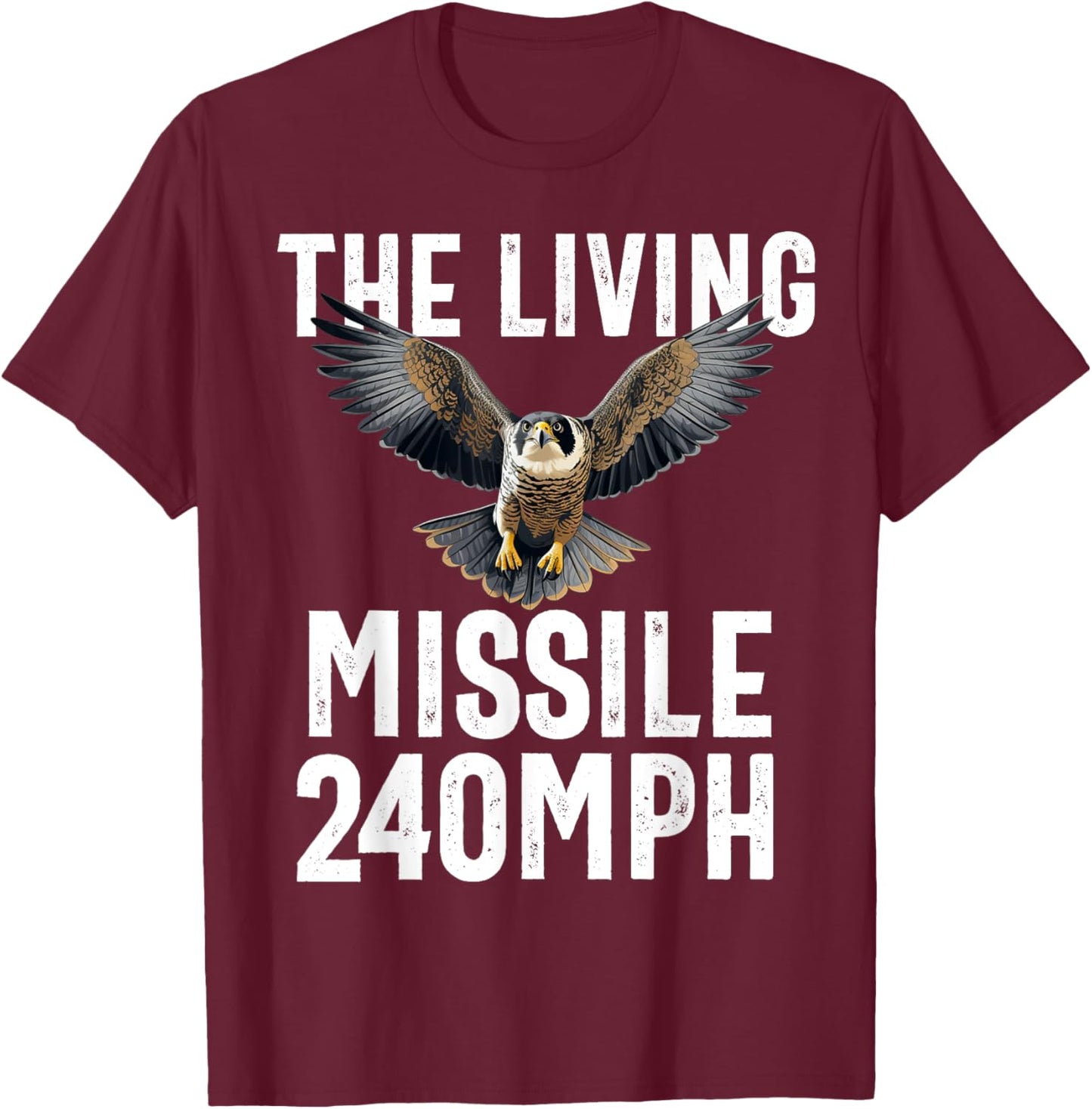 Peregrine Falcon Men Women Falconer Falconry BirdWatching T-Shirt - T-Shirt | Maroon