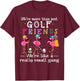 We're More Than Just Golf Friends Shirt Flamingo T-Shirt - T-Shirt | Maroon