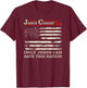 Funny Jesus Christ 24 Only Jesus Can Save This Nation T-Shirt - T-Shirt | Maroon