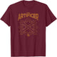 Dungeons & Dragons The Artificer Class Invention Tools Logo T-Shirt - T-Shirt | Maroon