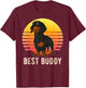 Dachshund Dachshund Teckel T-Shirt - T-Shirt | Maroon