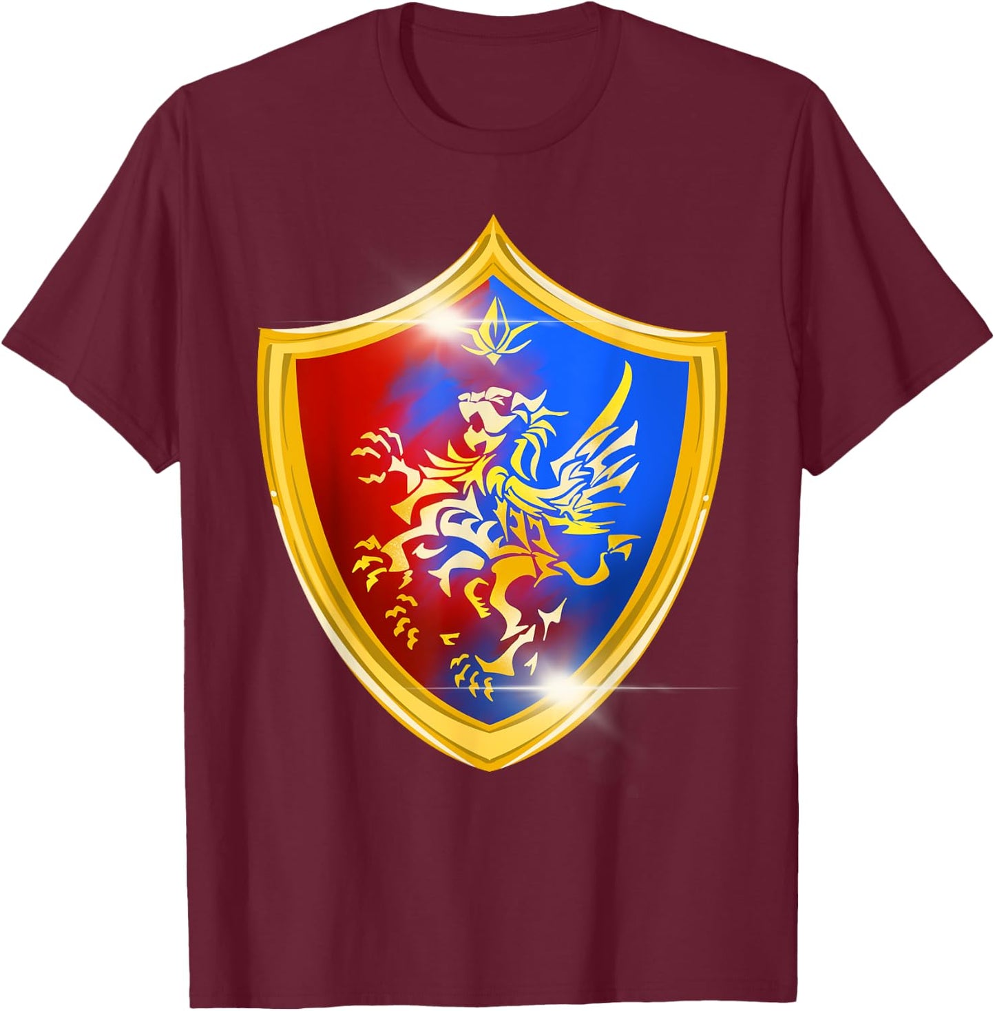Cute Medieval Halloween Costume | Funny Renaissance DIY Gift T-Shirt - T-Shirt | Maroon