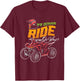 Quad Racing ATV 4-Wheeler Quad Bike Owner Off Roading T-Shirt - T-Shirt | Maroon