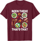 Funny Asian Cuisine Thailand Food Lover Gourmand Thai T-Shirt - T-Shirt | Maroon