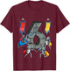 Medieval Knights Middle Ages History Castle 6th Birthday T-Shirt - T-Shirt | Maroon