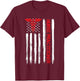 American Flag NP Nurse Practitioner Graduation Gifts T-Shirt - T-Shirt | Maroon
