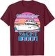 All I Listen to is Yacht Rock Retro T-Shirt - T-Shirt | Maroon