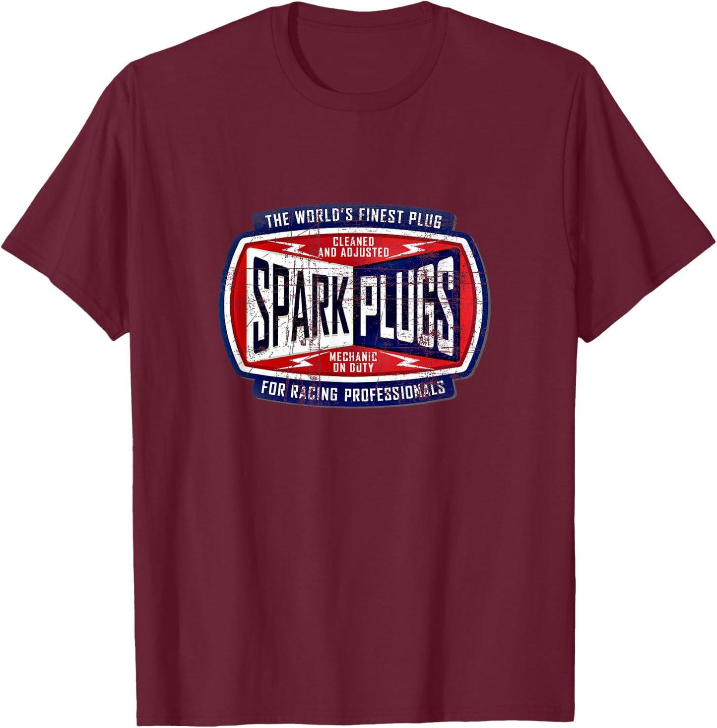 Spark Plugs T-Shirt - T-Shirt | Maroon