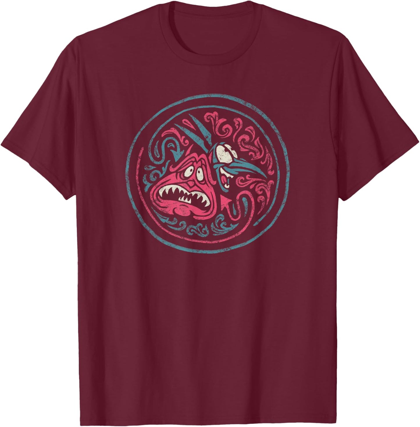 Disney Villains Hercules Pain and Panic T-Shirt - T-Shirt | Maroon