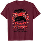 Support Squad Messy Bun Blood Clot Awareness Gifts T-Shirt - T-Shirt | Maroon