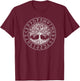 Tree of Life, Rune Circle, Celtic Tree of Life, Viking T-Shirt - T-Shirt | Maroon