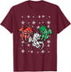 Christmas Dragons Funny Mythical Animal Men Women Kids T-Shirt - T-Shirt | Maroon