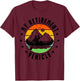 My Retirement Vehicle Retro Canoe Boat Retired Canoeing T-Shirt - T-Shirt | Maroon