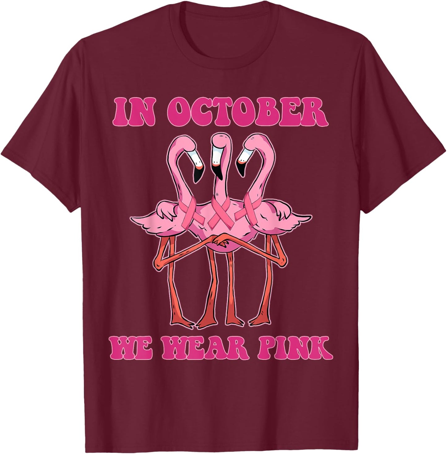 Breast Cancer shirt Women Breast Cancer Awareness T-Shirt - T-Shirt | Maroon