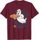 Pizza Ghost Delivery Halloween Shirt Spooky Pizza Supplier T-Shirt - T-Shirt | Maroon