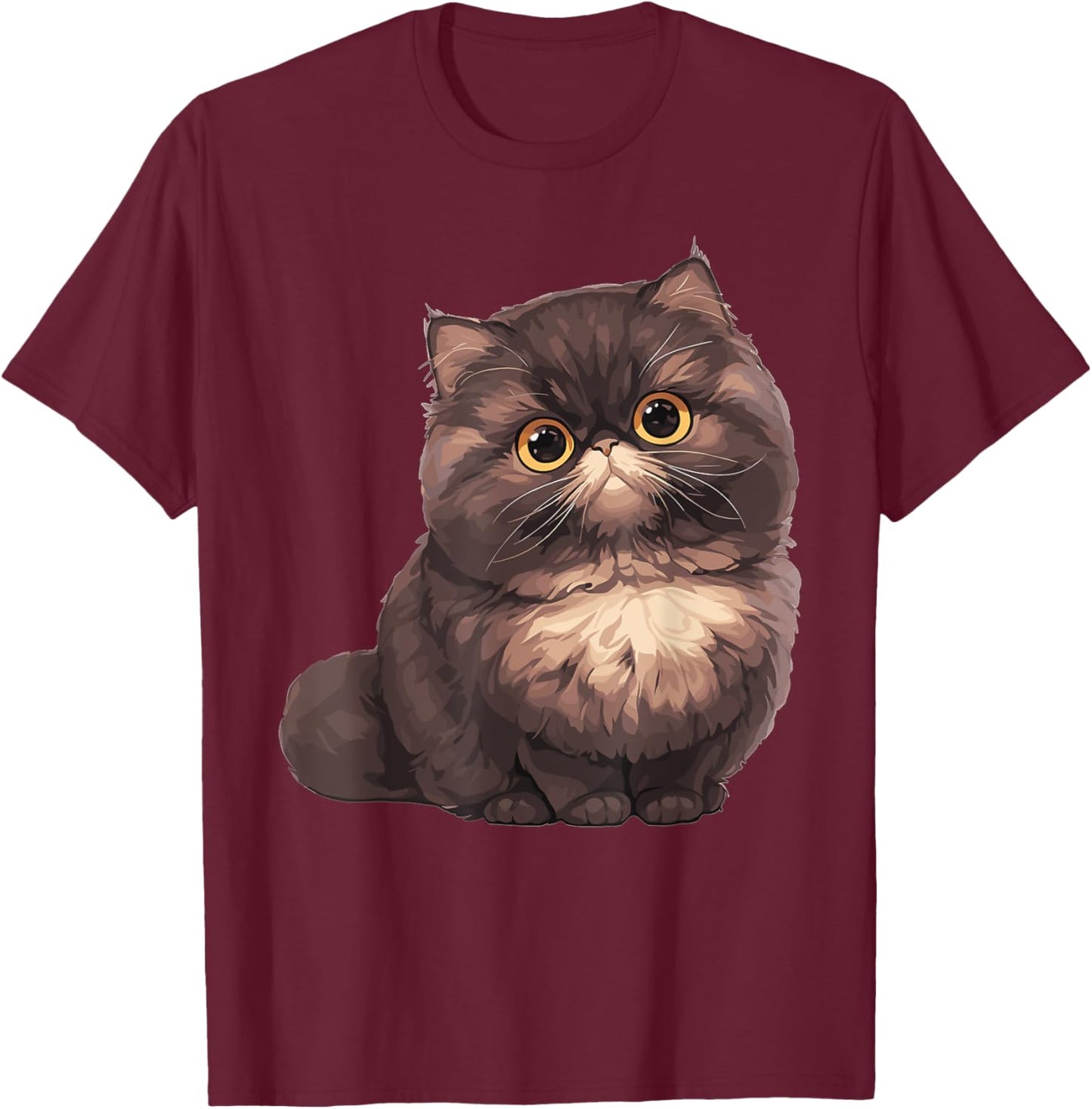 Persian Cats Persian Cat T-Shirt - T-Shirt | Maroon